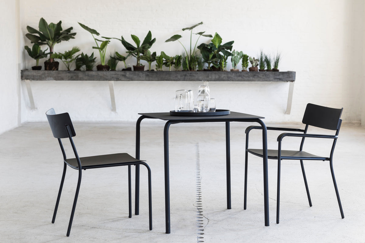 August - Table - S - Aluminium - Noir
