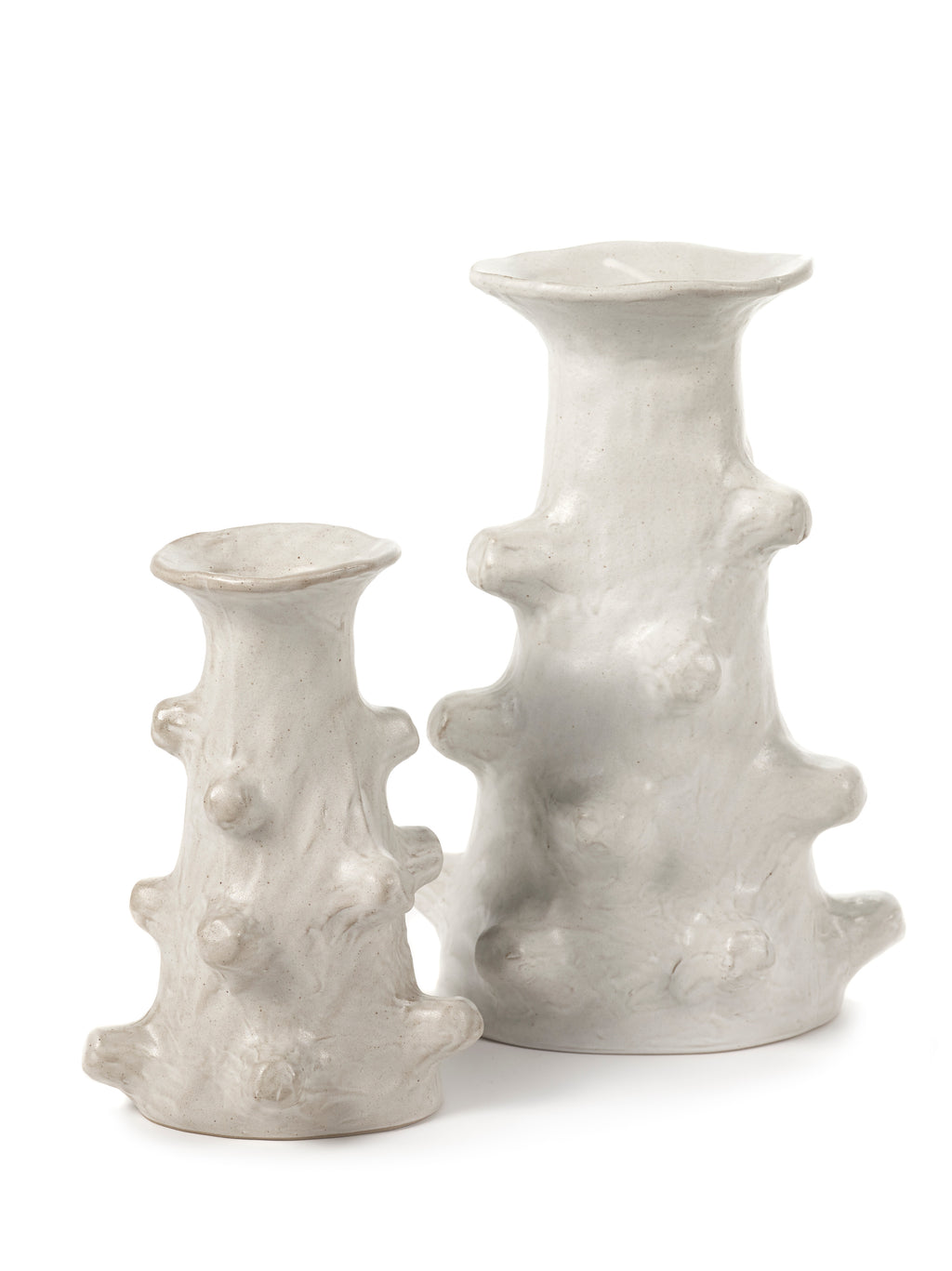 Marie Billy - Vase 03 - S - Grès - Blanc
