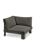Bea Mombaers - Banc Siège D'angle + Coussin D'intérieur - Aluminium Et Tissu D'ameublement - Charcoal