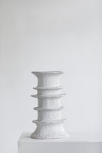 Marie Billy - Vase 02 - L - Grès - Blanc