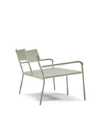 August - Gartensofa - Aluminium - Grün