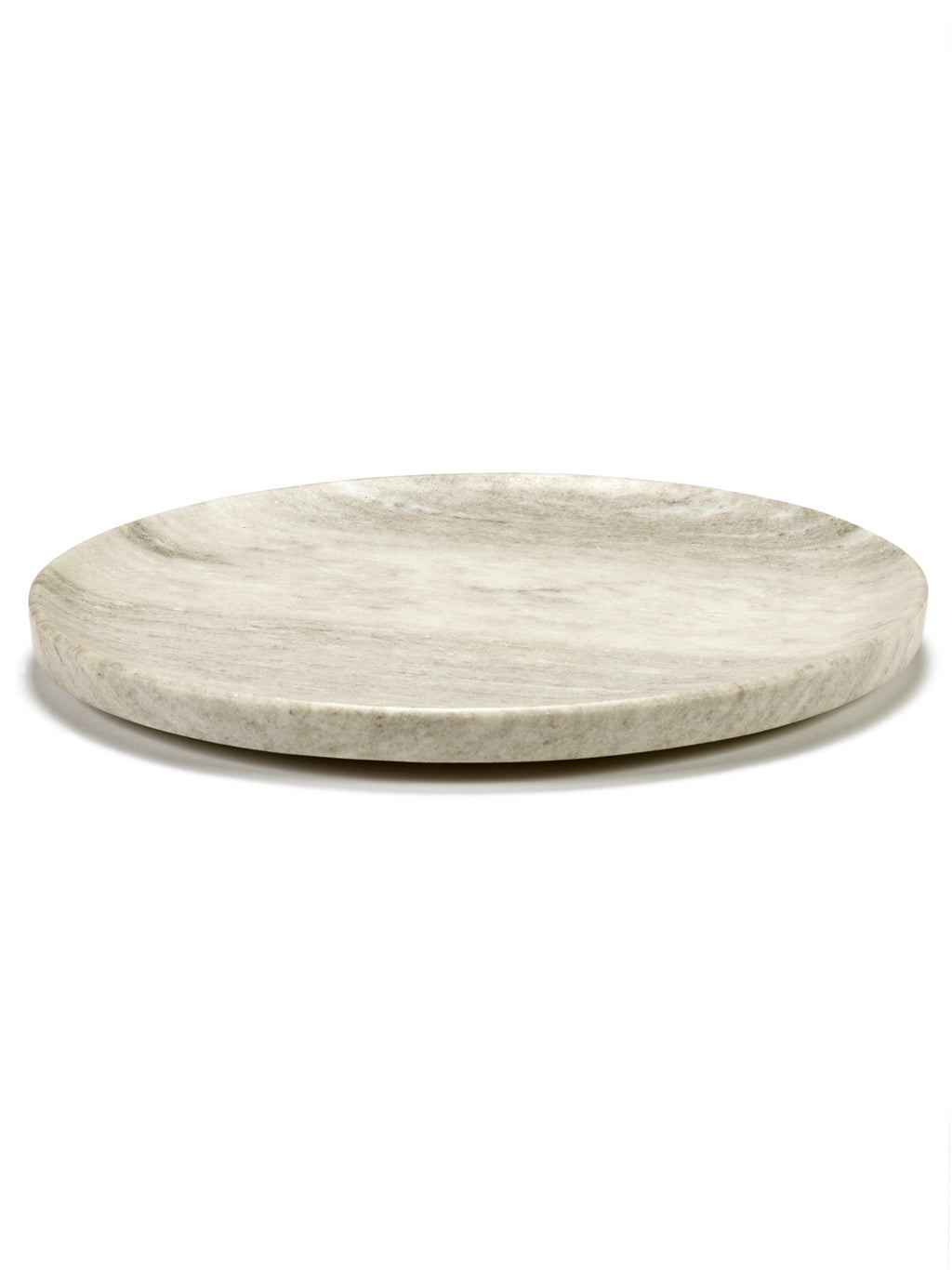 Dune Kitchen & Table – Ovales Tablett – Marmor – Hellbraun