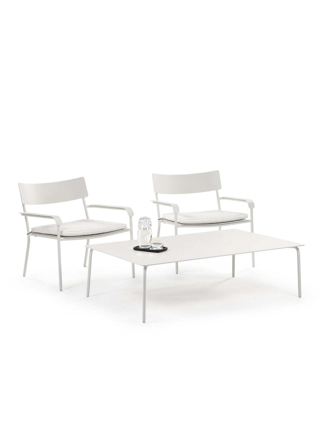 August - Table Basse - Aluminium - Sable