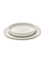 Zuma - Lot De 2 Assiettes Hautes - S - Porcelaine - Salt
