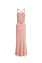Vestido de Punto con Flores de Ganchillo – Rosa