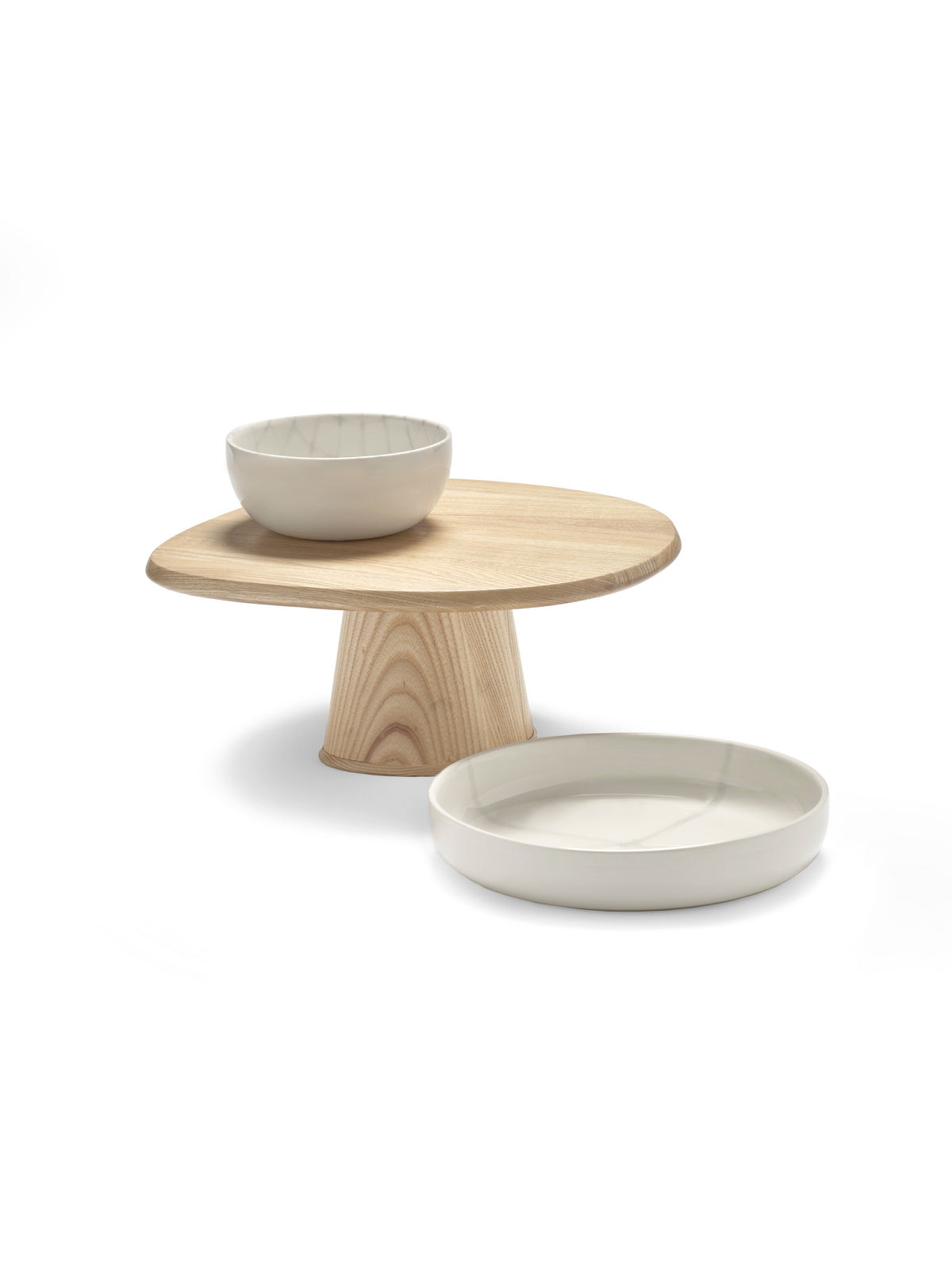 Dune Kitchen & Table - Plat À Gâteau 03 - Frêne - Marron