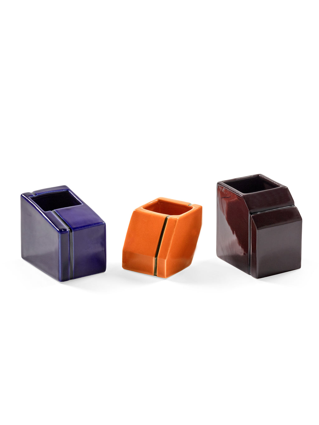 Accessories Silos - Assortiment De 3 Vases Mini - Porcelaine - Mix