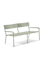 August - Gartensofa - Aluminium - Grün