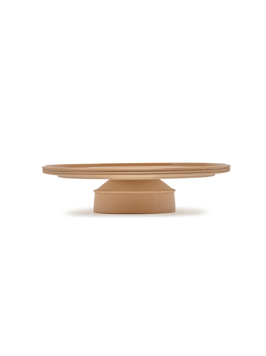 Dune - Plat À Gâteau - Porcelaine - Clay