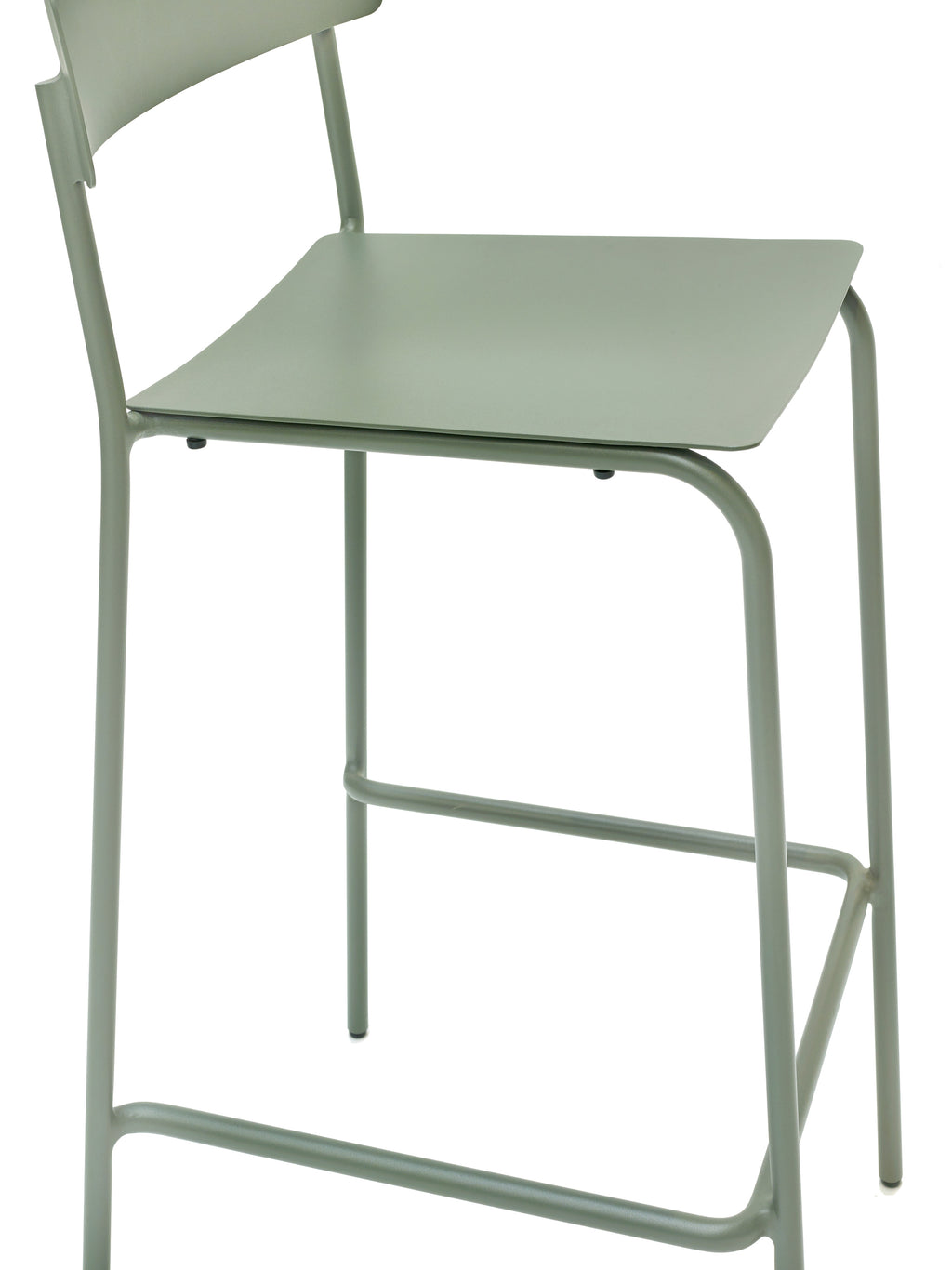 August - Tabouret De Bar - Aluminium - Vert