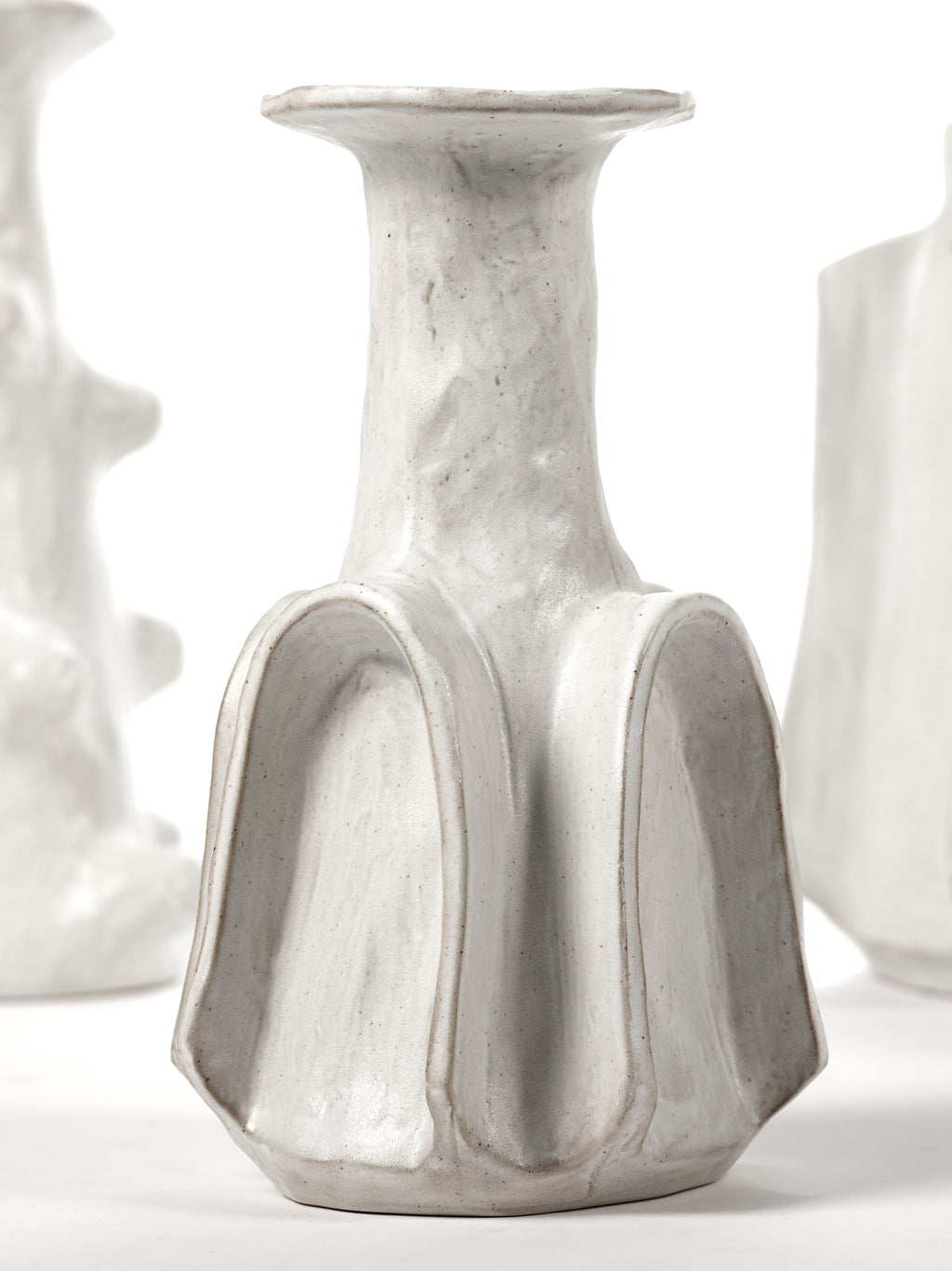 Marie Billy - Vase 02 - S - Grès - Blanc