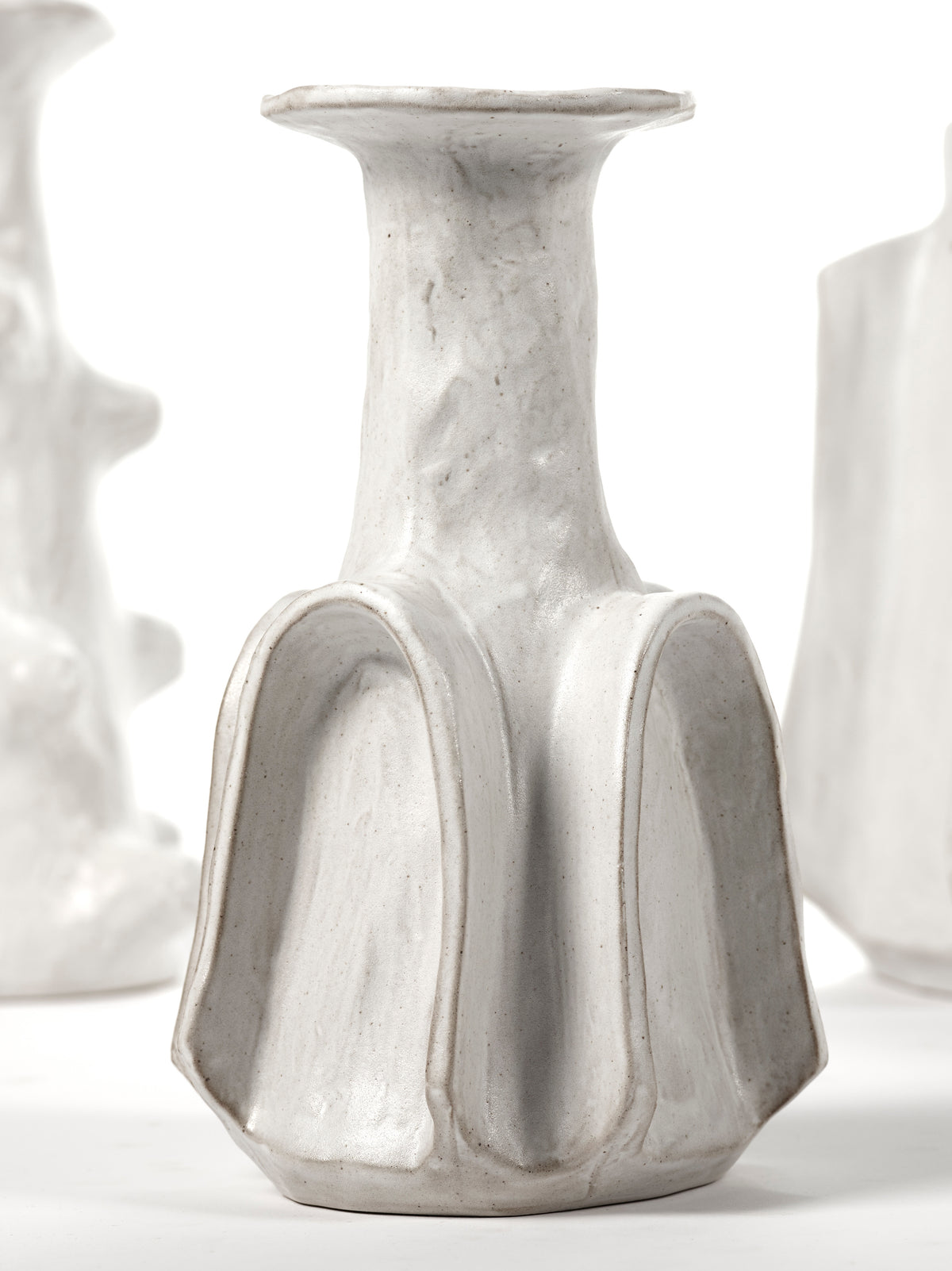 Marie Billy - Vase 02 - S - Grès - Blanc