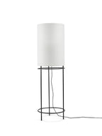 Bea Mombaers Cylinder - Lampadaire 04 - Acier - Noir Blanc