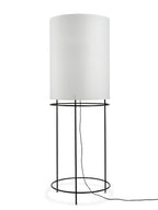 Bea Mombaers Cylinder - Golvlampa 03 - Stål - Vit