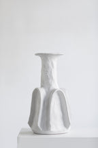Marie Billy - Vase 03 - L - Grès - Blanc