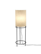 Bea Mombaers Cylinder - Lampadaire 04 - Acier - Noir Blanc