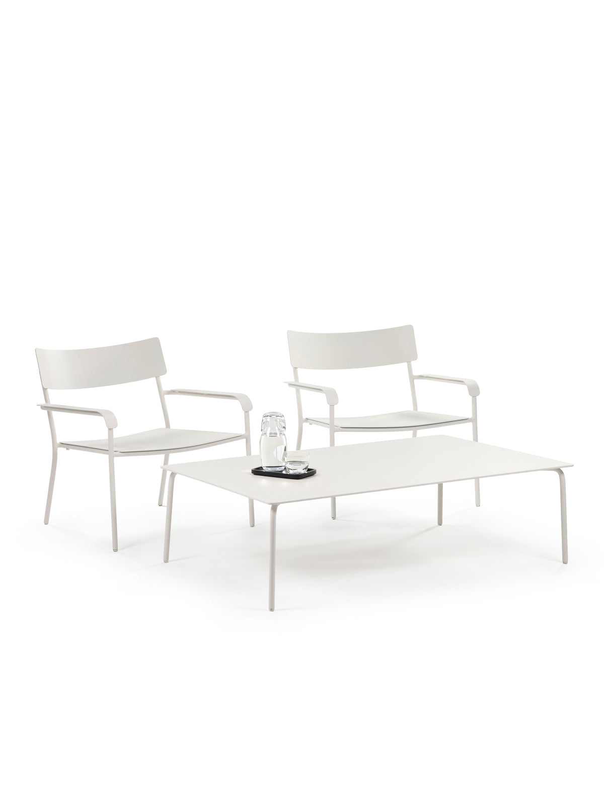 August - Table Basse - Aluminium - Sable