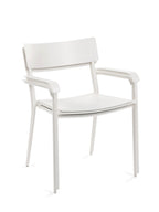 August - Chaise À Accoudoirs - Aluminium - Sable