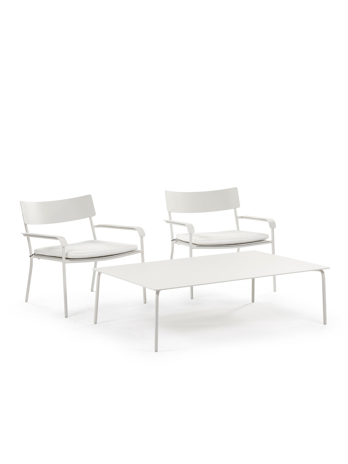 August - Table Basse - Aluminium - Sable