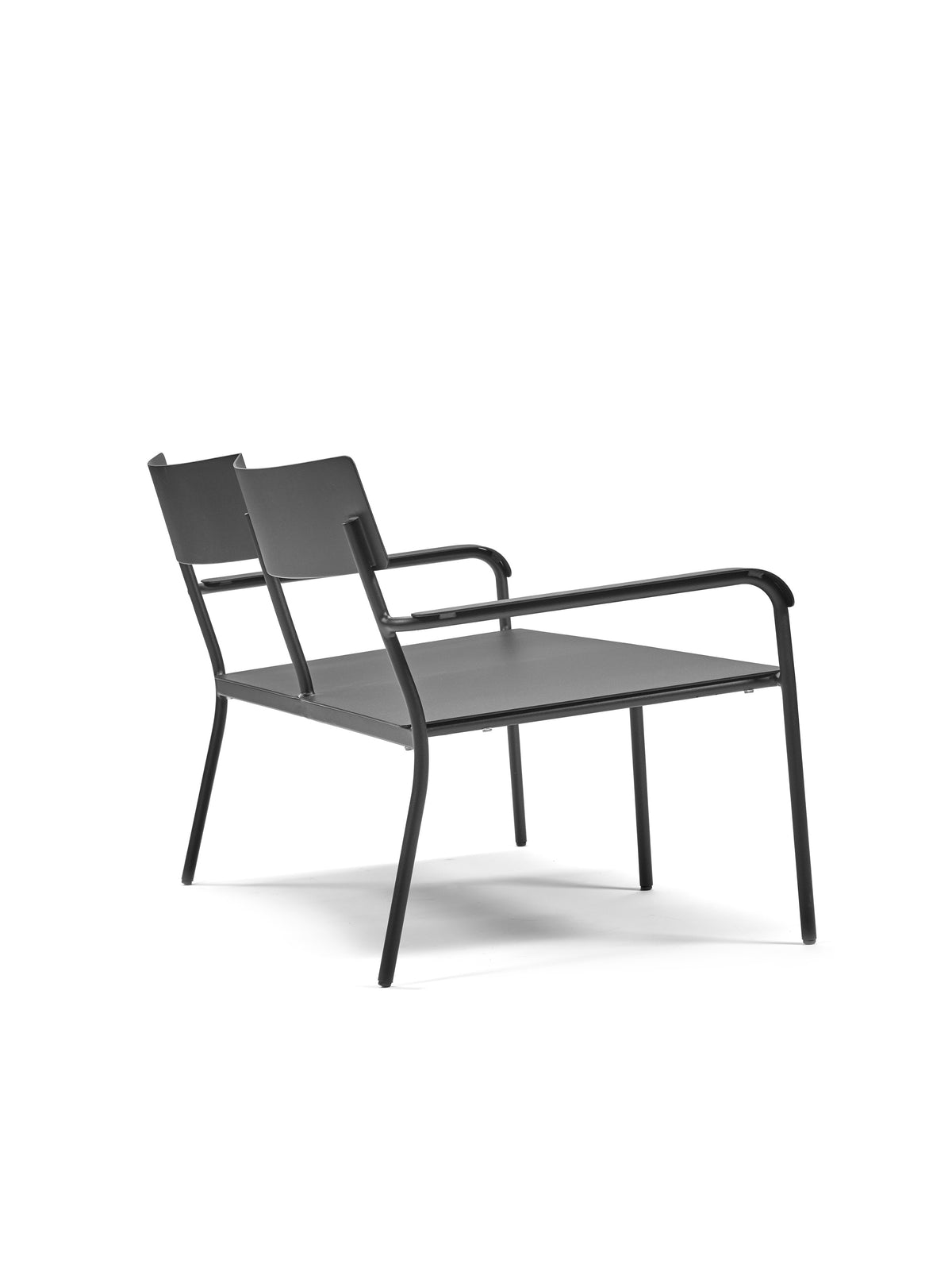 August - Canapé De Jardin - Aluminium - Noir
