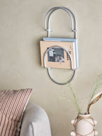 Carlton - Magazine Holder - Silver - Metal