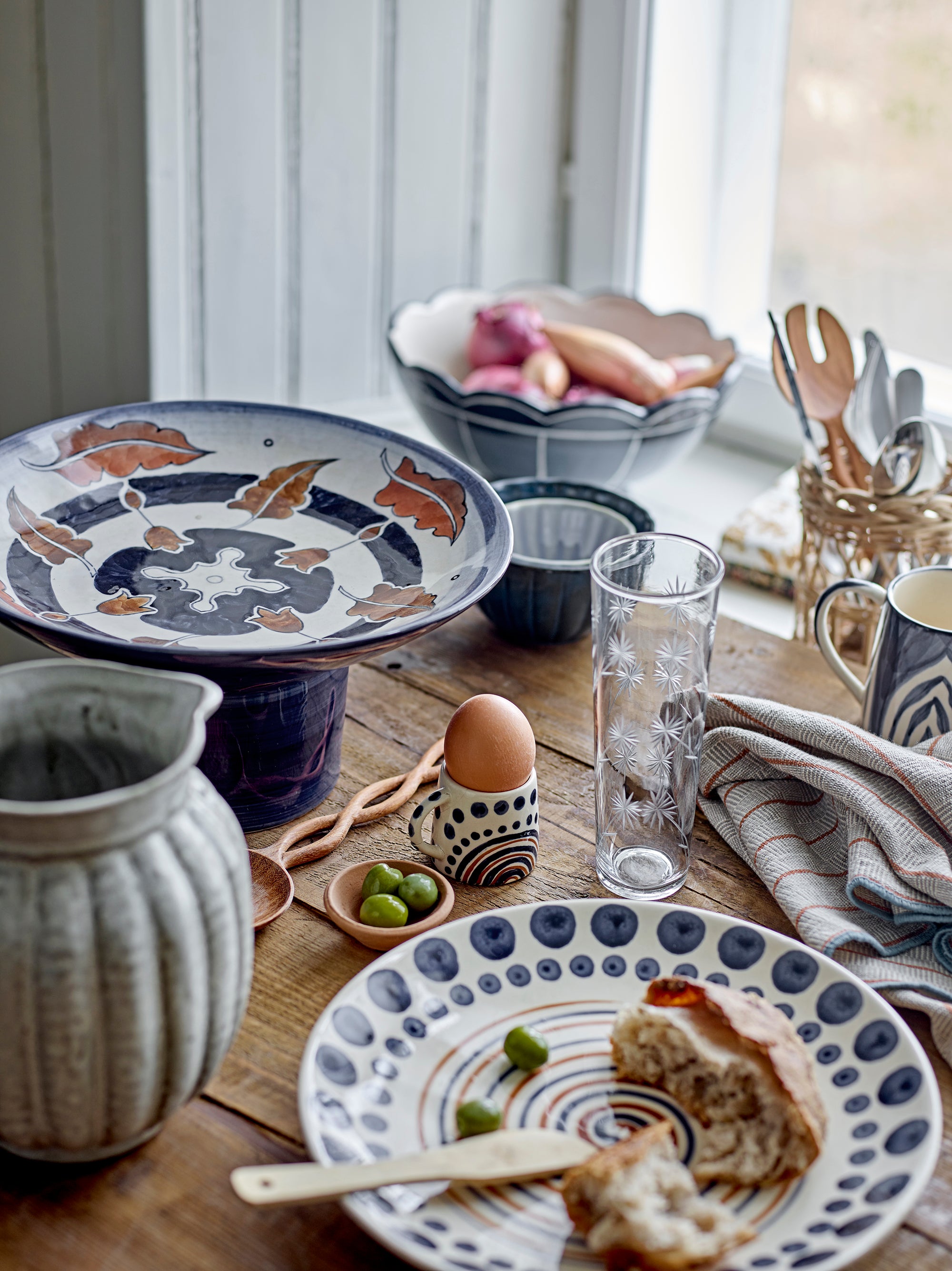 Shama - Plate - Multicolour - Stoneware