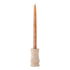 Ilise - Candle Holder - Natural - Travertine