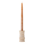Ilise - Set of 6 Candle Holders - Natural - Travertine