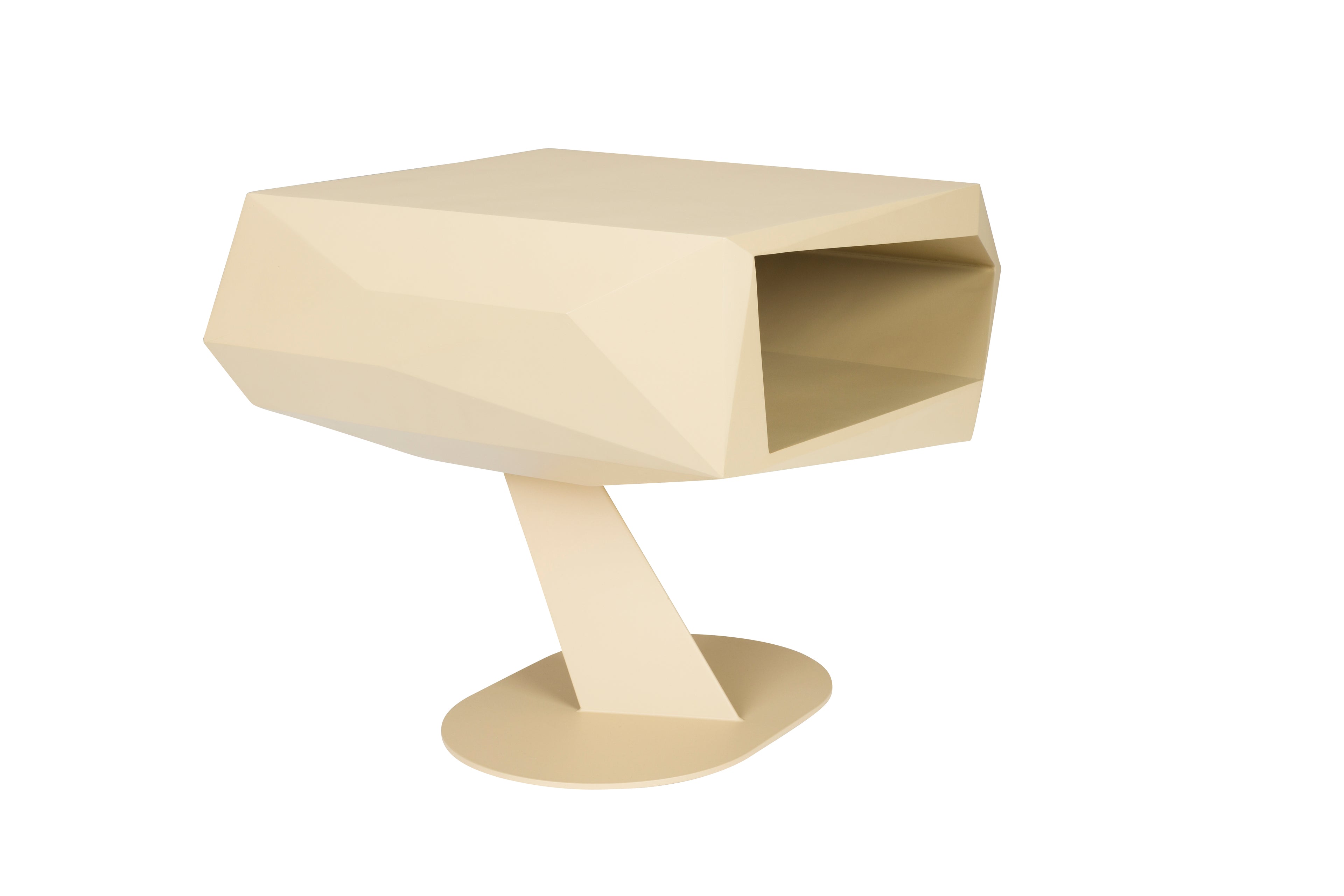 North - Side Table - Resin - Beige
