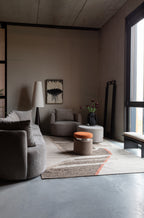 Rocca - Fauteuil lounge - Tissu - Marron