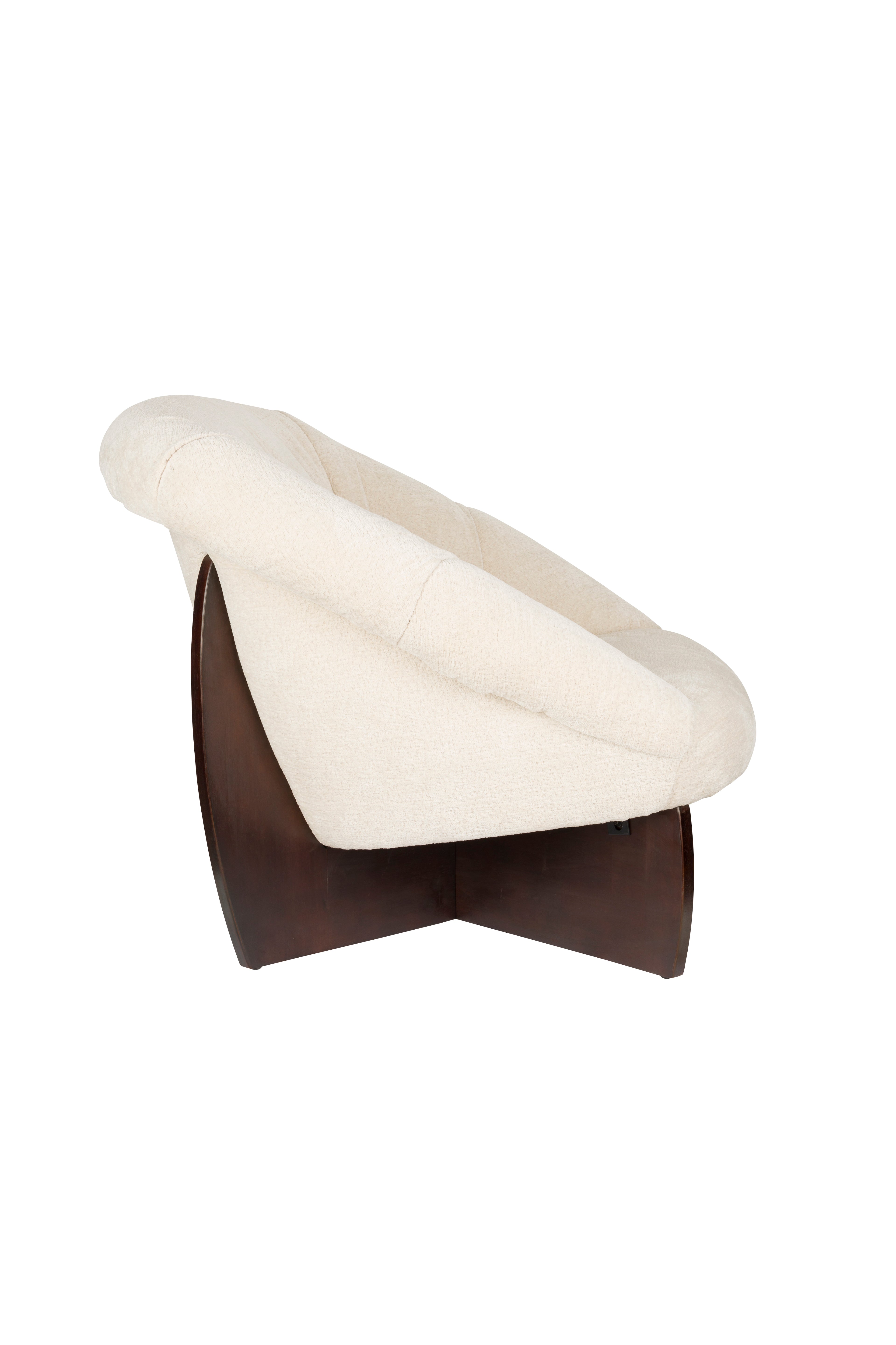 Emilius - Lounge Armchair - Fabric - Beige