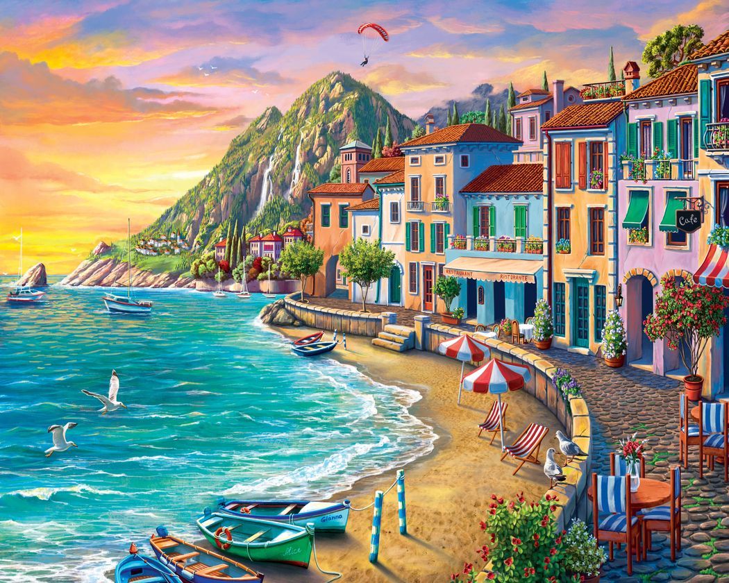 Peinture Par Numéros - Vacances À La Plage