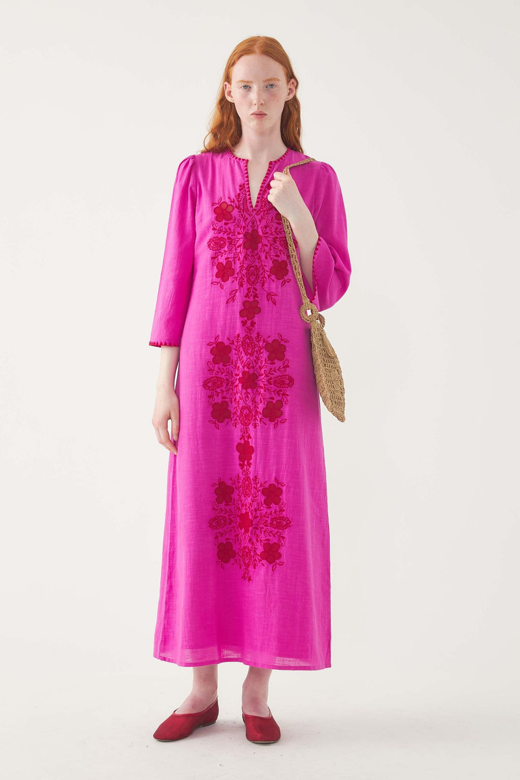 Robe Longue Vahani - Fuchsia
