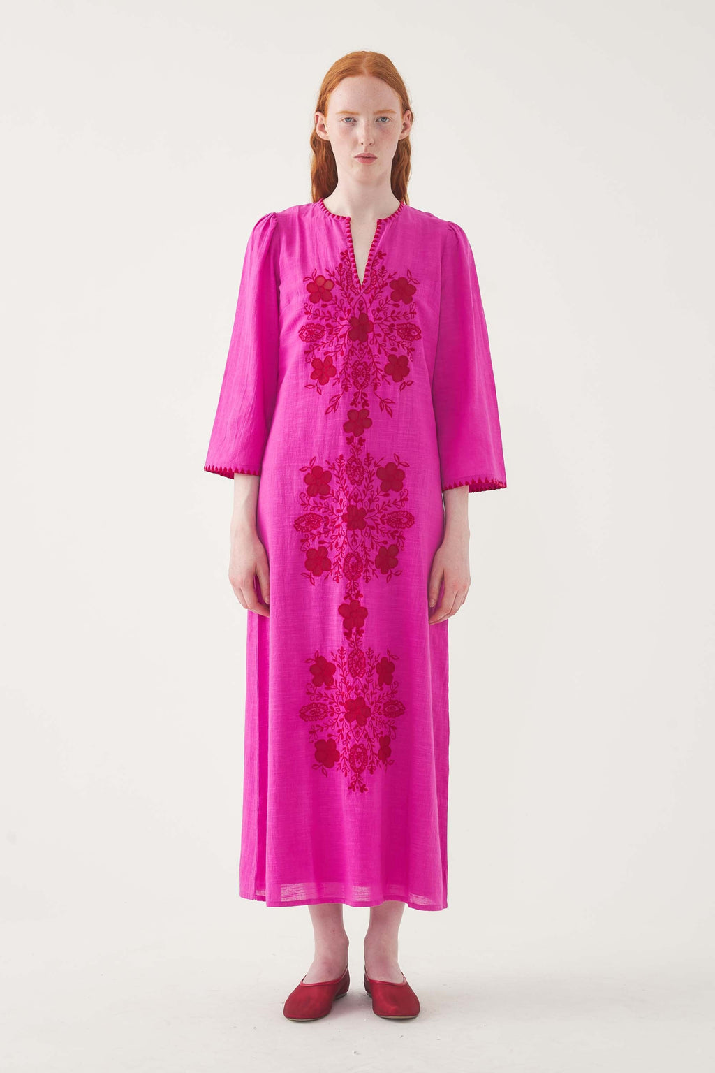 Robe Longue Vahani - Fuchsia