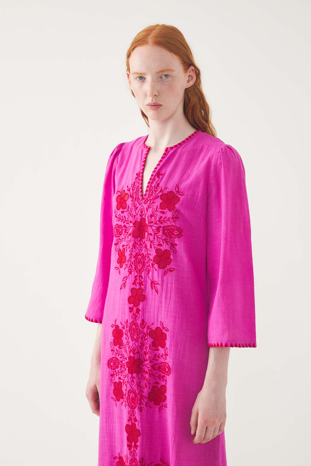 Robe Longue Vahani - Fuchsia