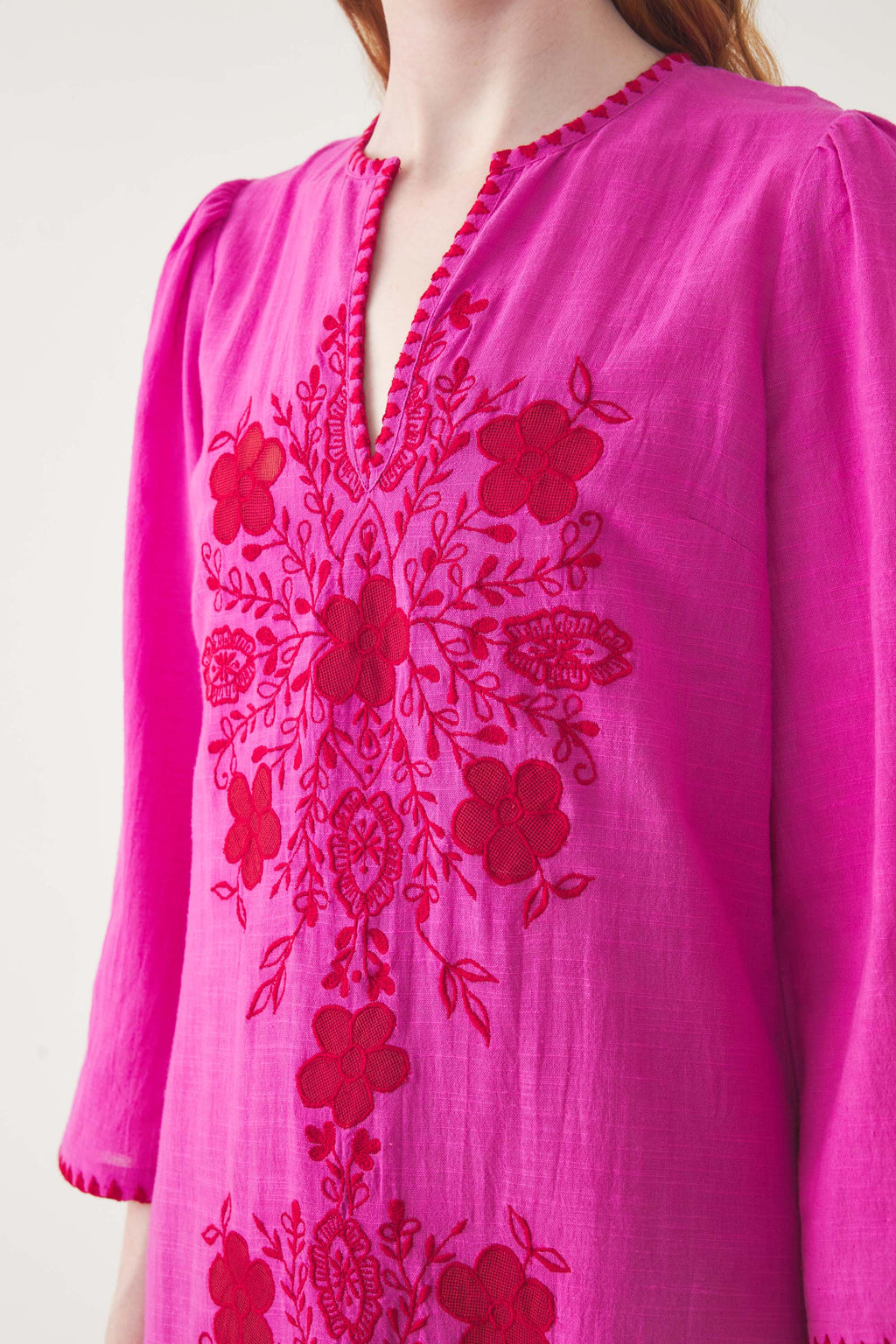 Robe Longue Vahani - Fuchsia