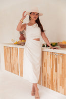 VAÏANA Beige - Robe Lin