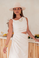 VAÏANA Beige - Robe Lin