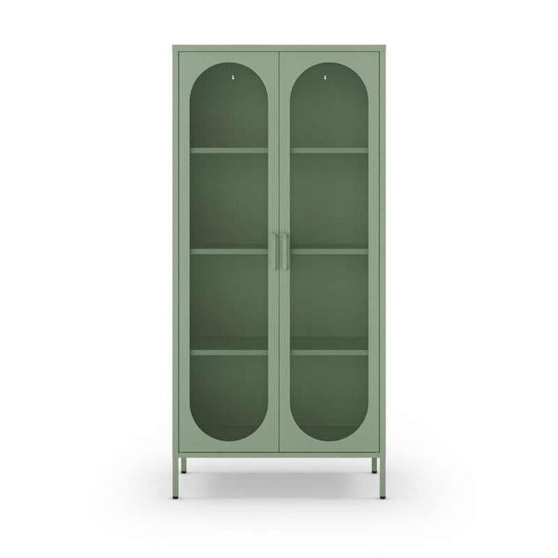 Zio - Vaisselier 2 Portes - Métal - Vert menthe