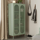 Zio - Vaisselier 2 Portes - Métal - Vert menthe