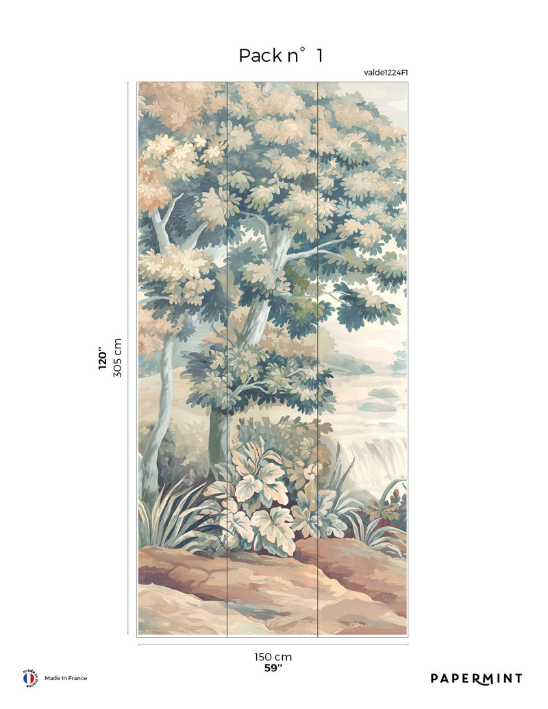 Fresque Val De Loire - Pastel