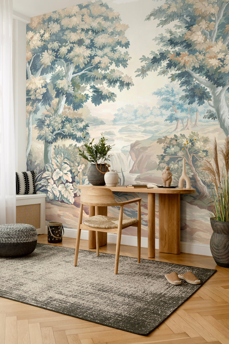 Fresque Val De Loire - Pastel