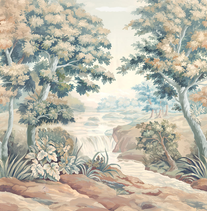 Fresque Val De Loire - Pastel