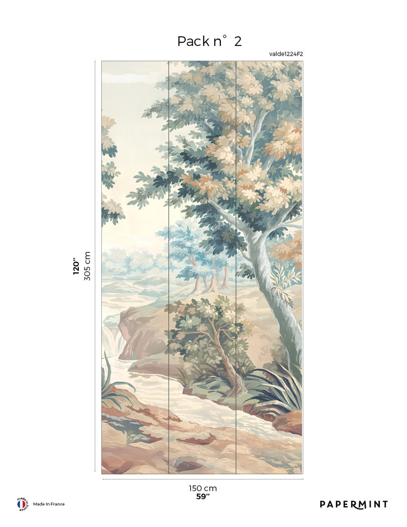 Fresque Val De Loire - Pastel