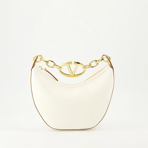 Sac À Bandoulière Hobo Vlogo Moon - Beige