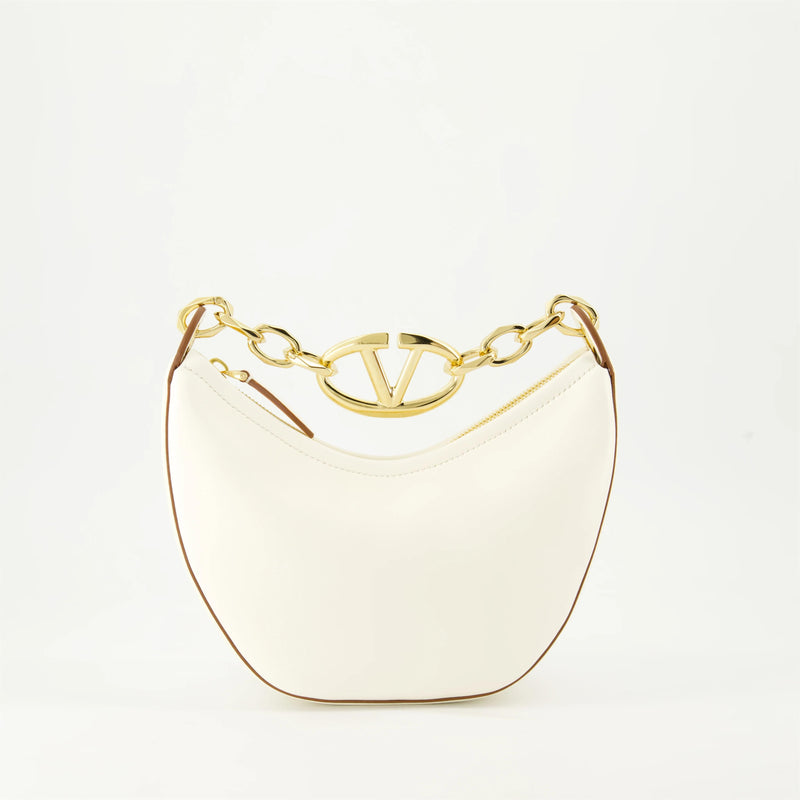 Sac À Bandoulière Hobo Vlogo Moon - Beige