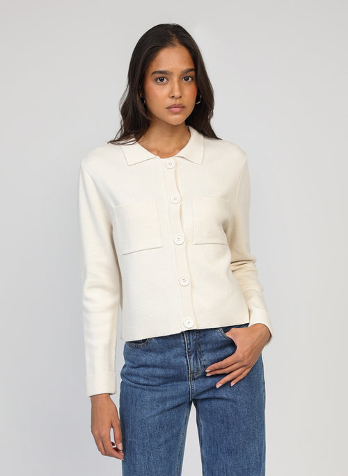 Valimana Ecru Cardigan