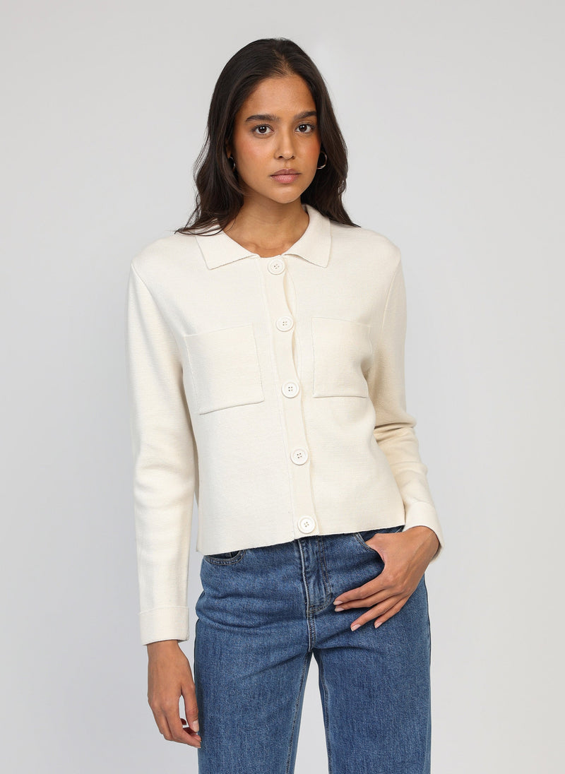 Valimana Ecru Cardigan