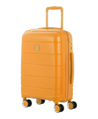 Valise cabine Citadine GYL jaune fonce vue trois quarts