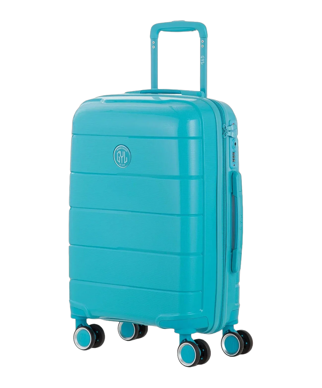 Valise cabine Citadine GYL menthe vue trois quarts